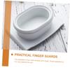 BIUDECO 3pcs Vegetable Slicer Finger Protectors Anti-cut Hand Guards for Safe Food Preparation Non-slip Ergonomic Design Essential Kitchen Tool for Grating and Slicing Vegetables view 3