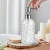 14 Oz Refillable Glass Soap Dispenser with Rust Proof Stainless Steel Pump, for Dispense Hand soap, Body wash, Lotion view 4