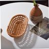 Unomor Boho Rattan Laundry Basket Woven Storage Basket Rattan Woven Box Towel Organiser view 3