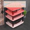 KUKIXKK Entertainment Stereo Components Rack, with Ample Storage4-Tier Media Stand Corner ShelfGaming Shelffor Living, Gaming, Recording Room.for Record Player view 4