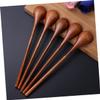 BIUDECO Elegant Kitchen Tools 5 Pieces Natural Wooden Spoons Tea Spoons for Hot Tea view 3
