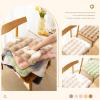 HEVOY Square Faux Fur Seat Cushion, Faux Rabbit Fleece Chair Pad, Winter Thick Plush Cushions for Dining Chairs, Comfy Lazy Sofa Office Floor Pillow, Cute Bedroom Decor(Brown,1pc/15.815.8inches) view 2