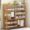 3FLQOOPP Shoe Rack 6-Tier Shoe Rack Entryway Shoe Shelf Ideal for Living Room Corridor Bedroom Multi-Function Home Storage Rack can Accommodate 26 Pairs of Shoes Shoe Shelf view 2