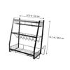 Hoement 1pc Spice Rack Kitchen Storage Organizer for Seasoning Jars Bottles More Stylish Kitchen Spice Holder for Home Office Use view 2