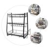 Hoement 1pc Spice Rack Kitchen Storage Organizer for Seasoning Jars Bottles More Stylish Kitchen Spice Holder for Home Office Use view 4