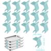 16Pcs Baking Sheet Stackers Set, Space-Saving Baking Tray Stackers, Reusable Trays Stacking Holder, Cookie Sheet Pan Stacking Clips, Multipurpose Layered Tray Holder Stackers for Freeze Dryer Trays view 2