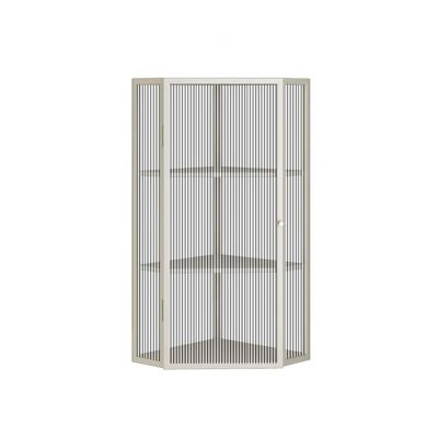 Glass wall-mounted triangle cabinet bathroom bathroom kitchen storage storage rack wall corner cabinet,wall mounted cabinet glass door,wall mounted bathroom kitchen storage cabinet with glass door(A,2