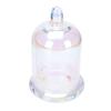 PRETYZOOM 1set Decorative Cloche Glass Dome Candle Holders for Home Wedding Multi-use Candle Wax Cup Smooth and Elegant Design view 1