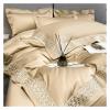 Cotton Four-Piece Set Cotton All Cotton Bed Sheets Quilt Cover Light Luxury and Four Seasons Bedding,Bed view 2