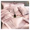 Cotton Four-Piece Set Cotton All Cotton Bed Sheets Quilt Cover Light Luxury and Four Seasons Bedding,Bed view 3