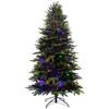 7.5ft Prelit Christmas Tree with Lights, Artificial Spruce with 350 LEDs & 2003 Tips, Hinged Xmas Trees, Easy Assembly & Foldable Metal Stand view 1