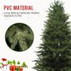 7.5ft Prelit Christmas Tree with Lights, Artificial Spruce with 350 LEDs & 2003 Tips, Hinged Xmas Trees, Easy Assembly & Foldable Metal Stand view 4