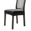ZRCYXDW Stretch 4 Pack Dining Chair Seat Cover, Velvet Seat Covers for Dining Chairs Non Slip Seat Covers for Dining Room Chairs Removable Chair Seat Cover for Party-Black-Set of 4 view 1