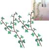 English Ivy Fridge Magnet with Articulating Stems,Home Kitchen Refrigerator Decor Ivy Vine Leaf Magnetic 3D Printed Funny Fridge Magnets for Locker Fridge (2Set, Green) view 1