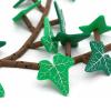 English Ivy Fridge Magnet with Articulating Stems,Home Kitchen Refrigerator Decor Ivy Vine Leaf Magnetic 3D Printed Funny Fridge Magnets for Locker Fridge (2Set, Green) view 3