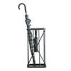 QWBDNMQP Umbrella Stand, Umbrella Stands,Umbrella Stand Creative Geometric,Compact Household Por Umbrella Drain Stand/Black view 1