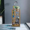 QWBDNMQP Umbrella Stand Umbrella Stand Folding Household Umbrella Stand Floor-Standing Rack Black d Metal Umbrella Stand Long Umbrella Short Umbrella Shelf view 2