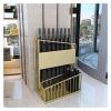 QWBDNMQP Umbrella Stand Umbrella Racks Metal Umbrella Holder, Household Commercial Large-Capacity Umbrella Basket That can Hold 12-27 Umbrellas, with Drainage Holes (Color : d, Size : 48x27x60cm) view 1