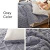 ZBYXPP Insulation Hibiscus Winter Quilt, Thickened Super Soft Cashmere and Double Fabrics Warm Extra Thicke Blanket for Sofa Recliner Bed(D,200 * 230cm-2.5kg) view 2