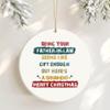 Being Your Father-in-Law Seems Like Gift Enough Christmas Ornament 2024, Being Your Father in Law Ornament, Daughter in Law Christmas Ornament 2024, Daughter in Law Gifts from Father in Law view 4