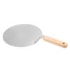 Kitchen Stainless Steel Baking Tool: Round Pizza Shovel, Spatula and Pastry Shovel Ideal for Cake and Pizza Transfers in Home, Shops and Cafes view 4