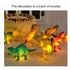 BAFOVY Dinosaur, Animal String Lamp 2m 10LED Warm White Lights Cute Decor Light for Bedroom with PVC Shell, Ideal for Holiday, Party, Street Decoration view 3