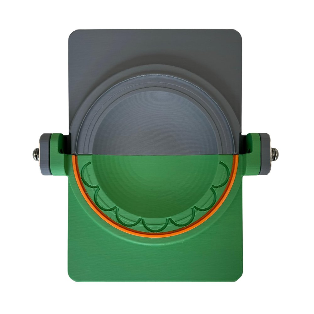 SAMPAOLI COMMERCE USA, Empanada Maker Press, 5.5, 4.7 or 3.5 inches, gray and green, empanadas. (Flower, 4.7 inches)