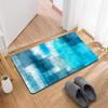 Bathroom Mat Rug, 19.6" x 31.4" Quick Dry & Absorbent Bathroom Rugs, Non Slip Rubber Bath mats, Thin Bathroom Floor Mat, Aesthetic Rugs for Shower Sink, Bathtub and Bathroom Entry (Ocean Blue) view 3