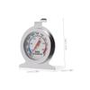 FELTECHELECTR Oven Thermometer Instant Read Thermometer Oven Heating Element Temperature Metal view 2