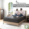 VISCOUNTESS Hybrid Mattress, Euro Top Mattress Medium Firm for Motion Isolation & Pressure Relief, 100 Night Trial, Individual Pocket Spring Bed (14inch, King) view 2