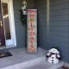 8"x48" Christmas Porch Sign Happy Holidays Y'all Tall Sign Christmas Welcome Sign Merry Christmas Porch Decorations Vertical Wood Wall SignRetro) view 4