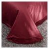 1000TC Egyptian Cotton Bedding Sets Duvet Cover Rubber Fitted Sheet Linen Pillowcase 4pcs,Bed view 3