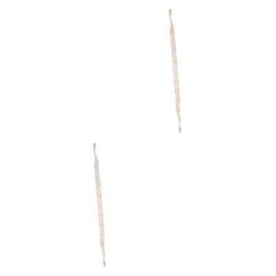 BESTOYARD 2pcs Wall-mounted Cotton Rope Storage Pouch for Home Organization Versatile Hanging Bag for Papers Magazines Items Random