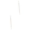 BESTOYARD 2pcs Wall-mounted Cotton Rope Storage Pouch for Home Organization Versatile Hanging Bag for Papers Magazines Items Random view 1