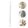 BESTOYARD 2pcs Wall-mounted Cotton Rope Storage Pouch for Home Organization Versatile Hanging Bag for Papers Magazines Items Random view 2