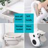 Movable Carts, Kitchen Storage Hand Trucks, 3-Shelf Beauty Spa Tool Trolley with Handle, Utility Cart with Rolling Wheels, Brake Design view 3