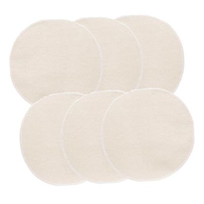 BESTOYARD 10pcs Cotton Gauze Steamercloth for Steamed Bun Reusable Non-Stick Steam Pads Cotton Rounds for Steaming