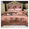 Luxury 1000TC Cotton Bedding Set Queen/King Size Bed Set 4pcs Duvet Cover Sets bedsheet Set Pillowcase,Bed view 1