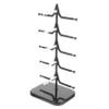 Detachable Eyeglasses Display Rack for 5 Pairs Rotating PP Black view 1
