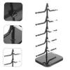 Detachable Eyeglasses Display Rack for 5 Pairs Rotating PP Black view 3
