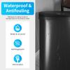 BestOffice Black Plastic Touch Free High-Capacity Garbage Can with Lid, 49L/13G, Rectangular, Quiet Close, Kitchen, Bedroom, Bathroom, Office view 2