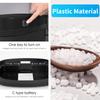 BestOffice Black Plastic Touch Free High-Capacity Garbage Can with Lid, 49L/13G, Rectangular, Quiet Close, Kitchen, Bedroom, Bathroom, Office view 4