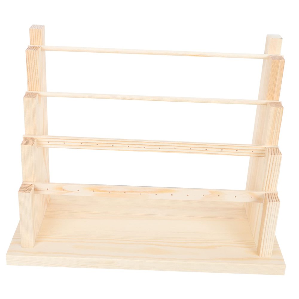 LIFKOME Wooden Jewelry Display Stand Multi Detachable Organizer for Earrings Necklaces Bracelets Sturdy Construction Elegant Design for Home Use and Jewelry Displays