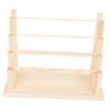 LIFKOME Wooden Jewelry Display Stand Multi Detachable Organizer for Earrings Necklaces Bracelets Sturdy Construction Elegant Design for Home Use and Jewelry Displays view 1