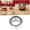 PRETYZOOM 3pcs Stainless Steel Dumpling Wrapper Mold Set Wave Edge Pastry Dough Press for Making Dumpling Wrappers for Cooking Baking and Food Preparation view 1