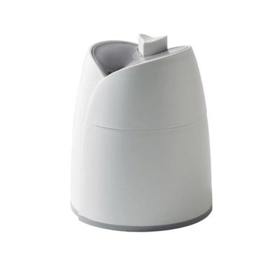 Ceramic Toothpicks Container Plastic Toothpick CaseFashion Push Type Toothpick Holder Automatic Toothpick Dispenser with Lid Toothpick Holders Container Plastic Toothpick Container Chic(Gray)