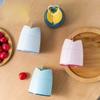 Ceramic Toothpicks Container Plastic Toothpick CaseFashion Push Type Toothpick Holder Automatic Toothpick Dispenser with Lid Toothpick Holders Container Plastic Toothpick Container Chic(Gray) view 3