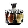 BIUDECO Spice Jars Shaker Lids Glass Seasoning Box Kitchen Spice Jars Organizer Lead- to Use view 1