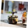 BIUDECO Spice Jars Shaker Lids Glass Seasoning Box Kitchen Spice Jars Organizer Lead- to Use view 3