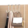Zenarao Wreath Hanger - Strong Bearing Fall Wreath Christmas Halloween Decorations Carbon Steel Wreath Door Hook 5" Height Wreath Hangers, Home Dcor Accents view 3
